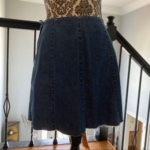Perfect denim mini skirt
